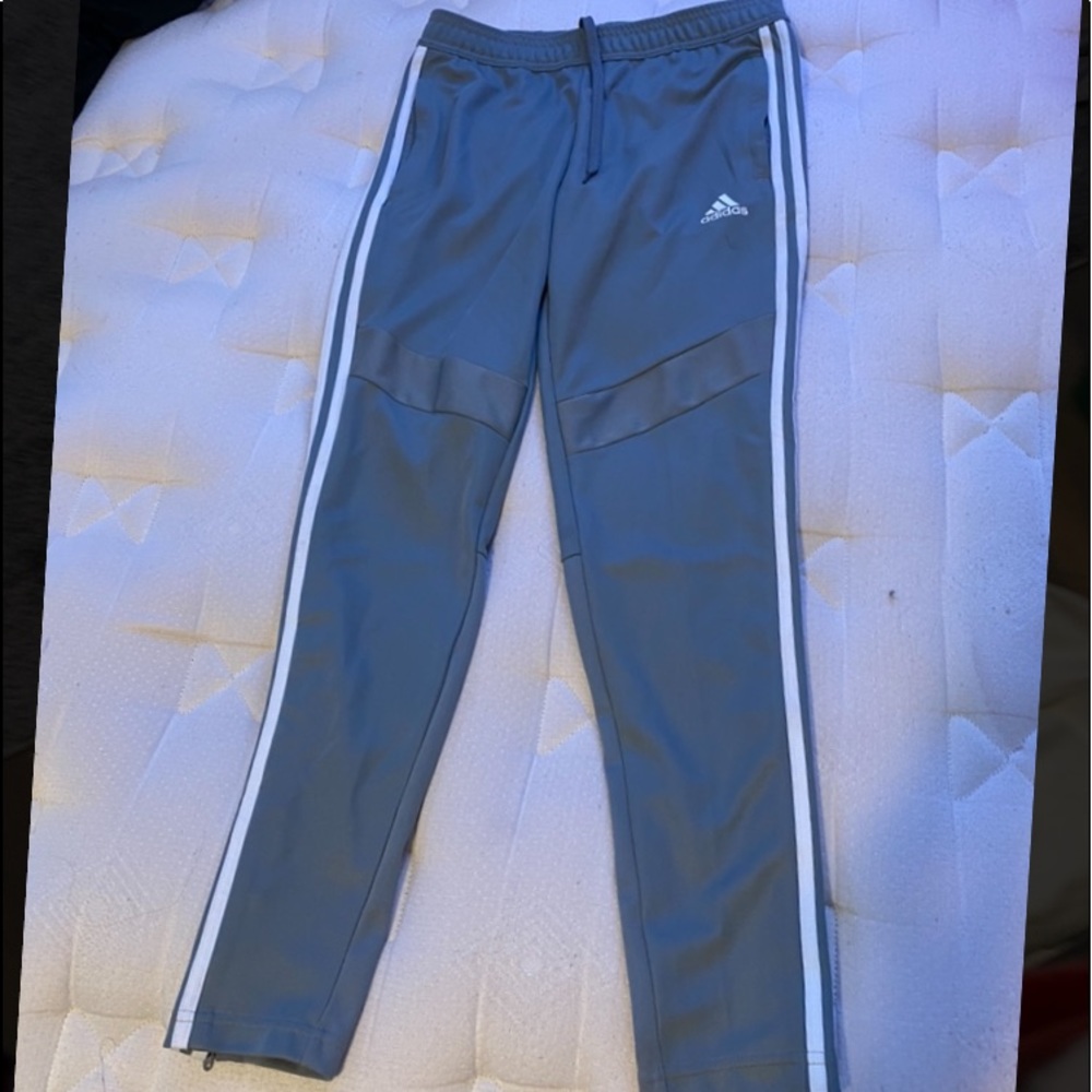 gray adidas joggers